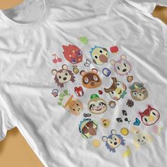 Cute Villagers O Neck TShirt Animal Crossing：Pocket Camp Original Polyester T Shirt Men Clothes Animal Crossing Clothes, Pocket Camp, Animal Crossing Pocket Camp, Men Clothes, T Shirt Men, Shirt Men, Animal Crossing, Mens Shirts, Better Living