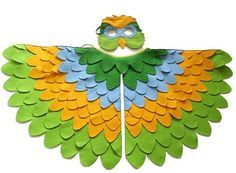 a green and yellow bird with glasses on it's wings