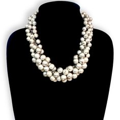 This Premier Designs Brushed Silver Ball Beads Cluster Bib Necklace Is A Must-Have. It’s Modern Design Offers A Bit Of Classic Sophistication As The Brushed Silver Balls Have Served As A Style Staple For Years. This Fab Designed Features A Continuous Cluster Along The 18” Necklace. The Beads Will Move With Your Every Move, Offering A Hint Of Sexy! This Necklace Is Crafted With Precision And Style, Using The Highest Quality Materials. Toggle Cluster Bracelet Is Also Available. New Msrp $69 Lobste Silver Beaded Pearl Necklace, Silver Necklaces With Round Beads For Party, Adjustable Silver Beaded Necklace With Pearl Chain, Silver Necklace With Round Beads For Party, Pearl Necklace With Round Silver Beads, Pearl Necklace With Silver Beads For Party, Silver Pearl Necklaces With Polished Beads, Silver Party Necklaces With Polished Beads, Silver Necklaces With Polished Beads For Party