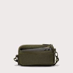 Breathable. Cushiony. Durable. Our lightweight crossbody bag for travel has you covered. Designed for daily adventures and travel too, this dark green Air Mesh sling bag keeps essentials within reach without weighing you down. Drape it across your chest, on your shoulder, or around your neck for the ultimate way to float through your day. Features interior and exterior pockets, an elastic loop, card slots, and a secure zipper closure, it keeps your stuff safe and organized anywhere. Versatile Outdoor Rectangular Travel Accessories, Casual Portable Shoulder Bag For Everyday Carry, Functional Green Shoulder Bag With Adjustable Strap, Durable Nylon Bags For Everyday Carry, Functional Green Shoulder Bag For Outdoor Activities, Functional Green Travel Accessories For Everyday Use, Functional Green Travel Accessories For Outdoor, Multifunctional Travel Accessories With Adjustable Strap For Outdoor, Functional Green Travel Accessories