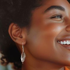 Ross-Simons - Sterling Silver Bali-Style Leaf Drop Earrings. Our shimmery and airy drop earrings will take you back to nature. Bali-style leaves are crafted in oxidized sterling silver with an eye-catching pattern of swirls. Hanging length is 2 1/8". Earwire, Bali-style leaf drop earrings. Bali Style, Bali Fashion, Fine Jewelery, Back To Nature, Oxidized Sterling Silver, Bali, Drop Earrings, Sterling Silver, Silver