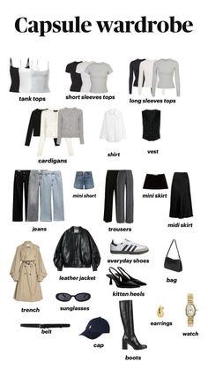 #aesthetic #capsule #capsulewardrobechallenge #basic #outfits Spring 2024 Fashion Trends Black Women, Capsule Wardrobe Casual, Winter Capsule, Outfit Inspo Casual, Everyday Fashion Outfits, Quick Outfits, Wardrobe Outfits, Fashion Capsule, Open Arms