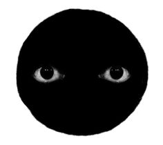 an image of two eyes in the shape of a circle