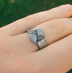 Rustic Skeleton Pinky Swear Signet Style Stacking Ring | Goth Pinky Promise Ring | Best Friend BFFs | Dainty Silver | Halloween Skeleton Loyalty Symbol, Pewter Ring, Pinky Swear, Hand Making, Pewter Color, Pinky Promise, Skeleton Hand, Skeleton Hands, Black Enamel