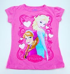 Disney Frozen Elsa Anna T Shirt Hearts Girls Tee Tops Graphic Print Girls Tops  Condition: Brand new It's Disney Frozen Elsa/Anna T Shirt Super cute ~ printed graphic top for girls Great top for your little girls basic or dress up tops Cap Sleeve Girls Size : S or M or L Frozen Elsa And Anna, Tops Graphic, Hearts Girl, Disney Frozen Elsa, Elsa Anna, Frozen Elsa, Graphic Top, Dress Costume, Elsa Frozen