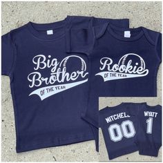 Rookie Of The Year Birthday, Matching Sibling Shirts, Sibling Shirts