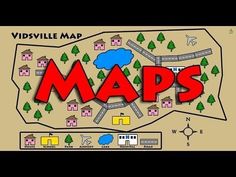 a map with the words maps on it