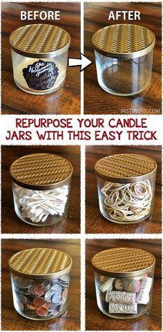 the instructions for how to make an easy diy jar with plastic lids and rubber bands