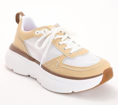 A perfect pick-up for your morning walks, everyday errands, and other on-the-go adventures, these Revitalign orthotic leather lace up athletic sneakers are designed with your comfort always in mind -- from the PURE WALKING technology with advanced cushioning to the articulated flex zones to the welded structure points for superior support. From RevitalignTM. Morning Walks, The Pure, Athletic Sneakers, Leather Lace, Leather And Lace, Sneakers Fashion, Fashion Shoes, Pick Up, Walking