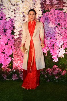 Saree Layout, Saree Types, Shloka Mehta, Saree Outfits, Akash Ambani, Ambani Wedding, Sari Blouses, Saree Jacket Designs