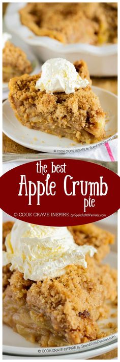 the best apple crumb pie recipe