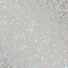 an image of a wallpaper with blue flowers on the top and bottom half of it