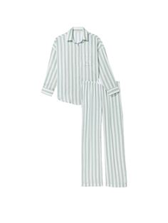 Crafted in a cool and ultra-soft cotton-modal blend, these classic PJs are what dreams are made of. Easy fit Long sleeve, button-front top hits at hips Chest pocket Pants with elastic drawstring waist Botanical modal fibers are plant-derived Machine wash Imported Cotton Long Sleeve Sleepwear With Elastic Waistband, Cotton Sleepwear With Elastic Waistband And Long Sleeves, Relaxed Fit Bottoms With Button Cuffs For Loungewear, Relaxed Fit Bottoms With Button Cuffs For Daywear, Relaxed Fit Sleepwear With Pockets For Fall, Victoria's Secret Spring Loungewear Pants, Spring Loungewear Pants By Victoria's Secret, Victoria's Secret Loungewear Pants For Spring, Victoria's Secret Casual Cotton Pants