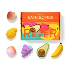 PRICES MAY VARY. 🎀PREMIUM INGREDIENTS - The Fruits Basket REVER SPA handmade bath boms gift sets are powered infused with global imports natural essential oil blends (like lavender, cocoa butter, sweet almond, ginger, etc.) helps in leaves your skin firm and supple, deeply moisturized, rejuvenate and also relieves you of the stress of the day to soothing relaxation, and even improving immunity. It can be used to decorate your room while bringing you a wonderful and spa-like bathing experience.