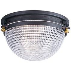 an image of a ceiling light that is black and gold finish with clear glass shades