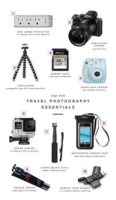 the top ten travel photography essentials