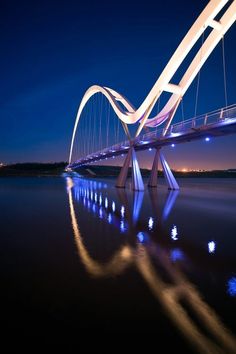 a bridge with the words drive the infinite bridge england