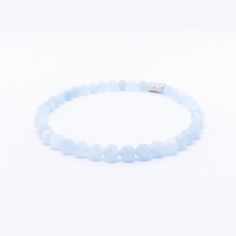 A lovely pale blue genuine aquamarine bracelet, sparkles with its multi faceted beads. The bracelet is 4.5mm wide, not too chunky nor too dainty, can fit in a group of wrist jewelry or stand alone.   Pale blue Aquamarine is the color of the winter sky giving way to spring. As the sun moves higher each day, it marks the beginning of life and emotion, helping us reflect on, question, and relax in our acceptance of the life we have. (Via Crystal Vaults) *Wrist measurement centimeters to inches conv Light Blue Aquamarine Beaded Bracelets For Gift, Light Blue Aquamarine Beaded Bracelets As Gift, Light Blue Gemstone Beaded Bracelets For Gifts, Light Blue Faceted Beaded Bracelets As A Gift, Light Blue Gemstone Beaded Bracelets As Gift, Light Blue Faceted Beads Bracelet As A Gift, Light Blue Faceted Beads Bracelet For Gift, Light Blue Gemstone Beads Bracelets As Gift, Light Blue Faceted Beads Bracelets As Gift