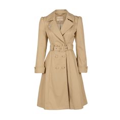 Bergman Cotton Gaberdine Dress Trench Coat In Cammello Elegant Cotton Outerwear With Belted Cuffs, Elegant Solid Color Cotton Outerwear, Elegant Cotton Outerwear For Daywear, Classic Tailored A-line Outerwear, Pick Stitch, Brand Magazine, Feminine Aesthetic, Winter 2024, Women Supporting Women