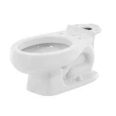 a white toilet bowl with the lid up