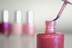 A wealth of different colored nail polish can be made. Safe Nail Polish, Nail Polish Stain, Avon Nails, Polish Words, No Chip Nails, Nail Polish Removers, Nail Art Disney, Cosmetics Industry, Nail Polish Bottles