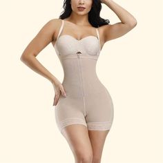 You'll adore the way you look and feel in this Women's Colombian Bodysuit. This figure-hugging bodysuit is made of a blend of nylon and spandex, ensuring a comfortable and flattering fit. It comes in black and beige, and can be dressed up or down to suit any occasion. Whether you're hitting the town or just hanging out at home, this bodysuit is sure to become a favorite in your wardrobe. Features:- Size：M,L,XL,XXL Material: 70% Nylon, 30% Spandex Color: Black, Beige Size Chart:- Size Waist (Inch Beige Shaping Shapewear Bodysuit, Shaping Beige Bodysuit With Medium Bust Support, Beige Stretch Full Coverage Bodysuit, Beige Stretch Bodysuit With Medium Bust Support, Beige Full Coverage Shapewear Bodysuit, Full Coverage Shapewear Bodysuit In Beige, Full Coverage Compression Bodysuit With Lined Body, High Stretch High Waist Shapewear Bodysuit, Beige Fitted Shapewear Bodysuit