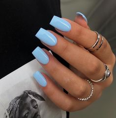 PRICES MAY VARY. Unmatched Durability：Our light blue glue on nails medium square are designed to mimic the professional salon look,providing you with a flawless finish that lasts.Each gel press on nails medium short coffin is meticulously crafted using REAL acrylic texture and a great coating that create vibrant colors and a smooth,glossy appearance Flawlessly Natural Elegant Bright Blue Nails Press on：KQueenest square medium nails glue on enhancements offer an natural appearance,completely avoiding any hint of artificiality.With their impeccable design and seamless application,it's hard to distinguish from professionally done gel or acrylic nails Embrace Effortless Style with Glue Nails：Say goodbye to the hassle of regular salon appointments and hello to effortlessly beautiful light blue Ongles Baby Blue, Solid Color Acrylic Nails, Blue Press On Nails, Blue Coffin Nails, Medium Coffin, Light Blue Nails, Baby Blue Nails, Solid Color Nails, Blue Acrylic Nails