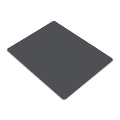 a black square shaped object on a white background