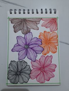 #line art #zentangle flower Fine Line Marker Art, Book Art Projects, Abstract Pencil Drawings, Pencil Sketch Images, Easy Love Drawings, Flower Art Drawing