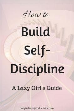 If there's one thing successful people have in common, it's self-discipline. Doesn't come naturally to you? You can build it! #success #selfdiscipline #solopreneur Build Self Discipline, Self Actualization, Vie Motivation, Lazy Girl, Visual Statements, Self Discipline, Good Habits, Successful People, Self Care Routine