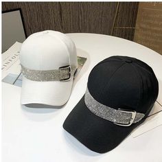 Rhinestone Belt Baseball Caps For Women Snapback Sport Cap Outdoor, Sun Hat, Black hats, summer hat, back to school hat Baseball Caps For Women, Types Of Caps, Black Hats, Hats Summer, Pretty Hats, Rhinestone Belt, Sports Caps, Summer Hat, Black Hat