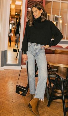 Fall Outfit Casual, Outfit With Jeans, Dinner Outfit, Adrenal Fatigue, Looks Street Style, Style Fall, Jeans Casual, Dinner Outfits, Casual Dinner