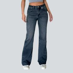 Stay ahead of the modern curve with our 2023 Spring-Summer Collection's medium wash vintage straight jeans! These mid-waist jeans feature a timeless zipper and button closure. bringing a touch of vintage class and modern elegance to your wardrobe.Why This Jeans Is a Must-HaveThis denim will be your go-to piece no matter the occasion. It's an exquisite blend of classic and contemporary. a harmony of vintage allure and today's spirited fashion pulse. It's designed for those who love fashion as an Straight Denim Jeans With Button Zip Fly, Trendy High Rise Jeans With Button Zip Fly, Trendy Denim Blue Flare Jeans With Button Zip Fly, Trendy High-rise Jeans With Button Zip Fly, Trendy High Rise Jeans, Trendy Mid-rise Flare Jeans With Button Zip Fly, Trendy Medium Wash Flare Jeans With Button Zip Fly, Non-stretch Straight Leg Jeans With Button Zip Fly, Trendy Medium Wash Jeans With Button Zip Fly