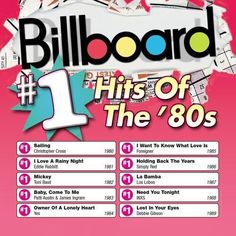 billboard hits of the'80s vol 1 by various artists, including one album cover