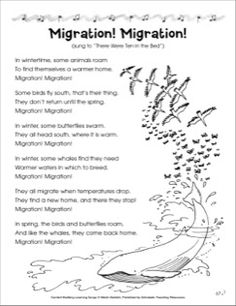 a page from the book, migrating migrates