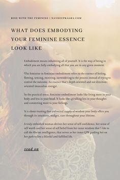 That’s why our feminine embodiment feels like fully embracing and embodying the feminine flavour of nature that we are innately gifted with. Divine Feminine Nature, Divine Feminine Energy Books, How To Feel More Feminine, How To Be Soft And Feminine, Women Divine Feminine, Manifesting Aesthetic, Healing Feminine, Gentle Living, Feminine Softness