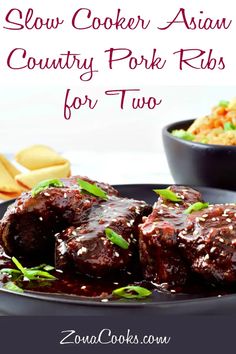 Soy Garlic Sauce, Healthy Soy Sauce, Country Pork Ribs, Slow Cooker Asian, Pork Rib Recipes, Dutch Oven Cooking, Recipes For Two, Healthy Slow Cooker, Chicken Slow Cooker Recipes