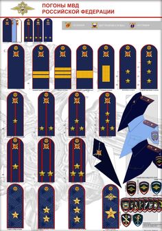 Погоны полиции России таблица, фото Military Ranks, Military Insignia, Military Uniforms, Army Vehicles, Military Police, Red Army, Men In Uniform, Military Uniform, Kids Birthday