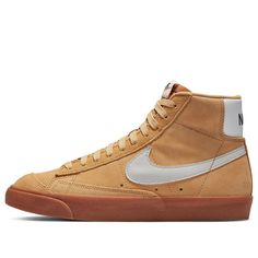 Nike Blazer Mid '77 Wheat Gum DB5461-700 Nike Blazer Mid 77 Women, Blazer Mid 77 Vintage, Nike Blazer Mid 77, Nike Blazer Mid, Nike Blazers Mid, Blazer Mid, Heritage Fashion, Nike Blazer, Nike Shoes Women