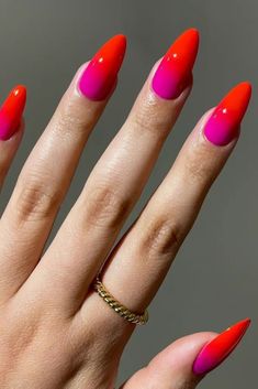 16 Super Hot Ombre Nails for Fall 2023: The Ultimate Autumn Nailspiration! - The Catalog Pink Nail Art Designs, Pink Ombre Nails, Pink Nail Art, Croc Print, Pink Nail