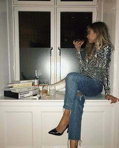 16 Outfits, Vestidos Outfits, Silver Sequin Top, Fiesta Outfit, Thanksgiving 2020, Looks Party