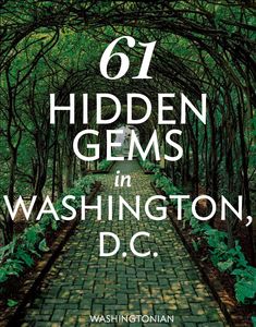 the cover of the book, 61 hidden gems in washington, d c