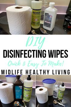 disinfecting wipes are easy and fun to make