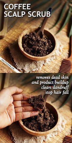 Diy Hair Scrub, Coffee Hair, Hair Scrub, Hair Growth Secrets, Stimulate Hair Follicles, Homemade Hair, Scalp Scrub, Home Remedies For Hair, Homemade Hair Products