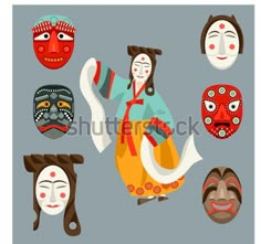 Mask Dance, Korean Peninsula, Fair Projects, Mood And Tone