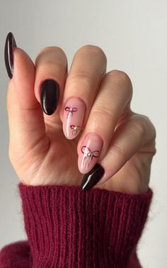 Get inspired by 30+ adorable bow nail designs, from cute 3D bow nails to short and sweet styles in pink, red, white, gold, and black. This also includes coquette nails, ribbon nails, short bow nails, french tip bow nails, bow nail art. (📷 vasilikos IG)