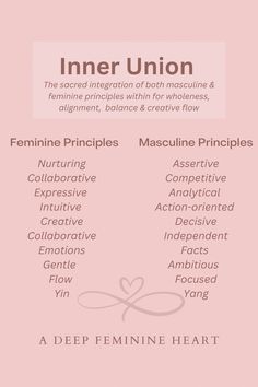 an info sheet with the words inner union and feminine prings, including curvy