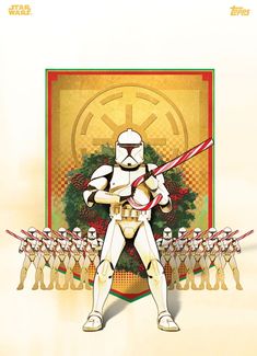 Christmas Star Wars, Star Wars Painting, Star Wars Prints, Alternative Christmas, Brand Shop, Clone Trooper, Star Wars Poster, Star Wars Clone Wars