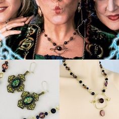 Clever Costumes, Hematite Beads, Hocus Pocus