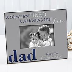 a father's first love photo frame